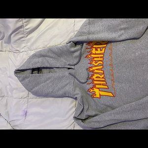 Grey thrasher hoodie